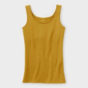 NWT Duluth Trading Co Mustard Yellow Tank Top